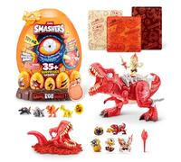 Smashers Dino Egg Hunt by ZURU, Light-Up Fire Breathing Dinosaur Themed Treasure Toy, Collectable Toy for Boys and Kids (T-Rex)