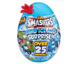 Smashers Dino Ice Age Surprise Egg - Giant Egg with Over 25 Surprises! Mix-Match Dinos, Build & Battle (Styles May Vary) by ZURU