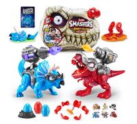 Smashers Dino Island T-Rex Battle Playset, Red Dino Skull, Surprises Inside, Dinosaur Playset, Discovery (Red)