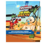 Smashers Dino World Colour and Scratch Book