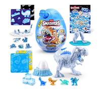 Smashers Mega Jurassic Light Up Ice Age (T-Rex) by ZURU Smashable Egg Toy for Boys