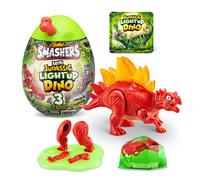 Smashers Mini Jurassic Light Up Dino Egg (Stegosaurus) by ZURU Collectible Egg Volcano Slime Fossil Toy Dinosaur Toys T-Rex Toy for Boys and Kids
