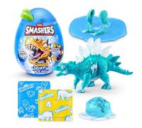 Smashers Mini Jurassic Light Up Ice Age Egg (Spinosaurus) by ZURU - Smashable Dinosaur Toy with 6+ Surprises, Slime & Ice Cube Slime, Light-Up Dino for Kids Ages 3+