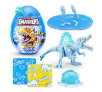 Smashers Mini Jurassic Light Up Ice Age Egg (Stegosaurus) by ZURU - Smashable Dinosaur Toy with 6+ Surprises, Slime & Ice Cube Slime, Light-Up Dino for Kids Ages 3+