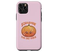 Smashin' The Bad Vibes Pumpkin Kawaii Cute Funny Case for iPhone 11 Pro