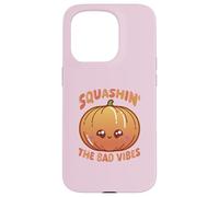 Smashin' The Bad Vibes Pumpkin Kawaii Cute Funny Case for iPhone 15 Pro