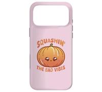 Smashin' The Bad Vibes Pumpkin Kawaii Cute Funny Case for iPhone 17 Pro Max