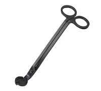 smashing Candle Trimmer, Simple Elegant Candle Scissors Cutter Black Rustproof, Candle Wick Cutter Scented Candle Extinguisher Tool for Weddings Parties Dinner Tables
