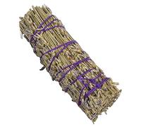 smashing Dried Lavender Smudge Sticks,Natural Lavender Smudge Wand | Lavender Burner Natural Lavender Flower Stem Help You Relax Purify The Air for Better Sleeping