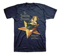 Rockoff Trade Men's The Smashing Pumpkins Mellon Collie T-Shirt, Blue (Navy), Large