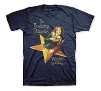 Rockoff Trade Men's The Smashing Pumpkins Mellon Collie T-Shirt, Blue (Navy), Small