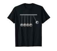 Smashing Steel Balance Ball Pendulum Funny Graphic T-Shirt