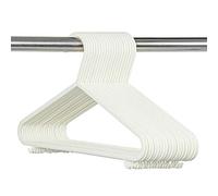 SmashingDealsDirect Children's Kids Strong Plastic Clothes Hanger Coat Dress Skirt Garment Wardrobe Hangers Child Baby Clothes Hanger (White, 200)