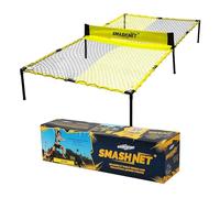 SMASHNET Outdoor Spike Game - Outdoor Sport Games for Adults and Family - Portable Volleyball/Table Tennis Net for Backyard & Parks, Quick Assemble and Durable, Epic Backyard Game for Kids and Adults