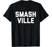 Smashville - Nashville Cotton Men T Shirt Black