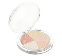 SMASOLO 1 Box Highlight Pressed Powder Foundation Stereo Face Makeup Brightening Powder for Professional Look Ultra Light Coverage Multi Functional Shimmer Portable for Daily Use