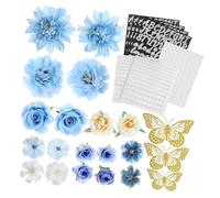 SMASOLO 1 Set Graduation Cap Decoration Kit Unique Flower for DIY Cap Decor Easy Application for Parties Ceremonies Versatile Graduation Hat Topper