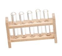 SMASOLO 1 Set Mini House Test Tube Rack Tiny House Accessories for Micro Landscape Decoration for Dollhouse Lovers and DIY Projects Compact Design for Creative Scenes