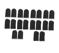 SMASOLO 10 Pairs Sweat Resistant Fiber Finger Sleeves for Mobile Gaming Slip Elastic and Portable Covers to Enhance Touchscreen Control and Reduce Errors