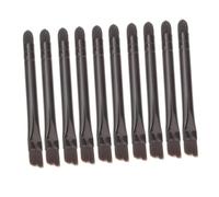 SMASOLO 10 Pcs Double-ended Makeup Brush for Women Dual-function Eyeshadow and Eyebrow Sponge Brushes Compact Cosmetic Tool Kit for Daily and Professional Use