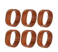 SMASOLO 10 Pcs Genuine Leather Watch Strap Hoops Brown Watch Band Keepers Rings Anti-skid Design Smooth Surface Replacement Accessories
