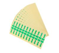 SMASOLO 1000pcs Transparent Red Arrow Stickers Removable Directional Decals for Trash Bags Envelopes Protective Film Sealing Labels Scratch Resistant Adhesive Marking Tape for Home and
