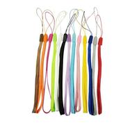 SMASOLO 100pcs Colorful Nylon Wrist Lanyard Short Strap Anti-lost for Mobile Phone Camera Keychain Lightweight Hand Strap for Keys USB Flash Drives Random Color