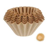 SMASOLO 100Pcs Disposable Coffee Filter Papers Portable Drip Style Single Use Paper Filters for Espresso and Pour-Over Brewing Compact Lightweight Design for Home and Office Use