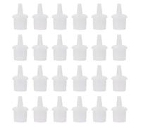 SMASOLO 100pcs Eyelash Glue Bottle Replacement Heads Plastic Nozzle Caps for Lash Extension Bond Seal Unclogging Dried Adhesive Quickly for Beauty Salon Use