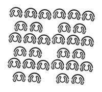 SMASOLO 100pcs Sewing Machine Accessories Shuttle Hook Tension Spring Shuttle Hook Retaining Spring Bobbin Case Sewing Bobbin Clips Steel Grey