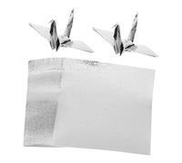 SMASOLO 100pcs Square Pearl Origami Paper Single Sided Shiny Folding Paper for DIY Crafts Hand Practice Durable Material for Creative Art Projects and Family Entertainment