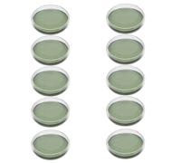 SMASOLO 10pcs 6cm Agar Petri Dishes Nutrient Agar Plates Microbiology Experiment Supplies Lab Culture Plates for Scientific Research and Laboratory Use