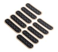 SMASOLO 10pcs Adhesive Thermometer Strip for Fermentation Crocks - Stick-on Temperature Indicator Sticker - Brewing Temperature Gauge for Mason Jars and Glass Carboys