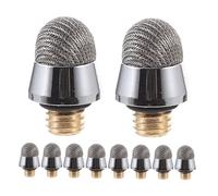 SMASOLO 10pcs Capacitive Stylus Pen Mesh Replacement Tips M5 Outer Thread Conductive Fiber Nibs Compatible with Touch Screen Devices for Tablet and Surface Users