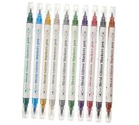 SMASOLO 10pcs Double-ended Nail Art Pens for DIY Nail Polishing Lightweight Graffiti Dotting Markers Easy to Hold for Precise Floral and Abstract Designs