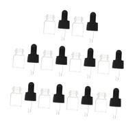 SMASOLO 10pcs Essential Oil Glass Dropper Bottles, 5ml Refillable Liquid Containers with Multi-function Convenient Design, Quality Glass Material for Travel Aromatherapy and Random Color