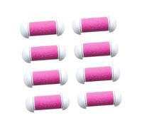SMASOLO 10pcs Foot Dead Skin Removal Roller Exfoliator Cuticles Callus Head Water Resistant Plastic Material