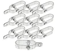 SMASOLO 10Pcs Iron Steel Cable Tensioner Wire Tightener for Garden Rope Rust Resistant Wire Rope Tighteners with High Impact Resistance for Forestry and Industrial Use