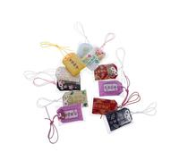 SMASOLO 10pcs Japanese Omamori Lucky Hanging Charms Traditional Embroidered Blessing Amulets for Health Success Wealth Compact Travel Sachets for Personal and Home Fortune Accessories
