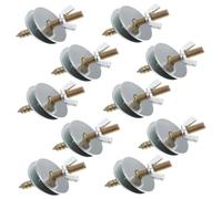 SMASOLO 10pcs M5x50mm Bird Cage Screws with Nuts and Gaskets Double-ended Fixing Screws for Bird Perches Hamster Springboard and Breeding Box Cage Accessories Repair Parts