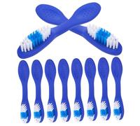 SMASOLO 10Pcs Mini Toothbrushes for Inmates Small Portable Toothbrushes for Prisons and Rehabilitation Centers Prevent Self Harm Compact Design for Easy Storage and Travel