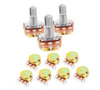 SMASOLO 10pcs Precision Turn Potentiometer Horizontal Trimmer Potentiometer for Electronic Accessories Diy Replacement Variable Resistor for Breadboard Circuit Electric Guitar Parts
