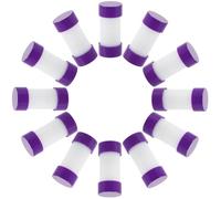 SMASOLO 10Pcs Purple 46Mm Squeaker Noise Maker Insert for Pet Repair, Plastic Sound Tube for Dog and Cat Plush, DIY Replacement Parts for Squeaky Balls and Small Animal