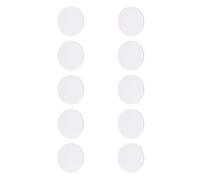 SMASOLO 10pcs Round Oil Painting Boards Pure Cotton Canvas Art Drawing Panels 10cm Diameter White Artist Painting Tools for Oil Paint Supplies