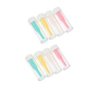 SMASOLO 10pcs Silicone Applicators for Rgp and Orthokeratology Lenses, Solid Suction Tools for Contact-Lens Removal, Portable Eyewear Accessories for Travel and Daily Use