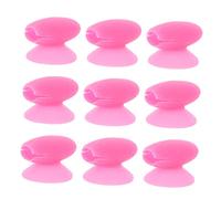SMASOLO 10pcs Silicone Lip Brush Protector Covers Anti-lost Brush Head Holding Caps for Professional Makeup and Travel Use