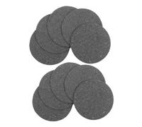 SMASOLO 10pcs Soft Round Exfoliating Facial Sponge for Sensitive Skin Natural Wood Pulp Cleansing Pads for Makeup Removal and Daily Skincare Portable and Face Washing Puff