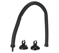 SMASOLO 12 Inch Aquarium Air Bubble Diffuser with Flexible Rubber Tube, Single Head Fish Tank Oxygenation Accessory with 2 Clips and Suction Cups for Aquarium Aeration