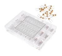 SMASOLO 1200pcs Ceramic Capacitor Kit Values Monolithic Electrical Capacitors Assortment for Industrial Electronics Audio Automotive Projects with Storage Box