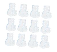 SMASOLO 12pcs Cute Bear Candy Boxes Blue Small Treat Favour Boxes for Shower Party Supplies and Wedding Packaging